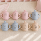 Sélection de tasses d’apprentissage bébé personnalisées à motifs animaux