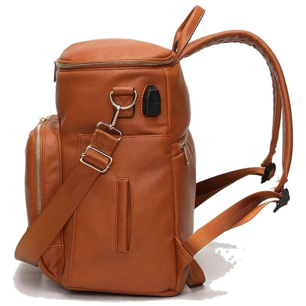 Ensemble Sac à Langer en Cuir - Sac à Langer
