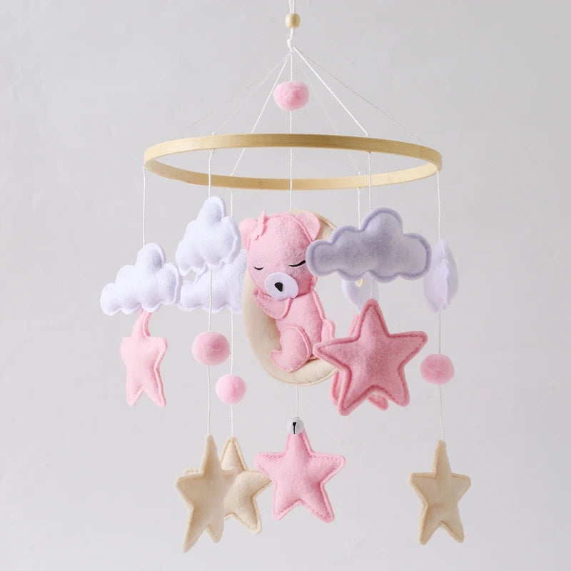 Mobile bébé Lapin Rose - Lapin Rose - Mobile bébé