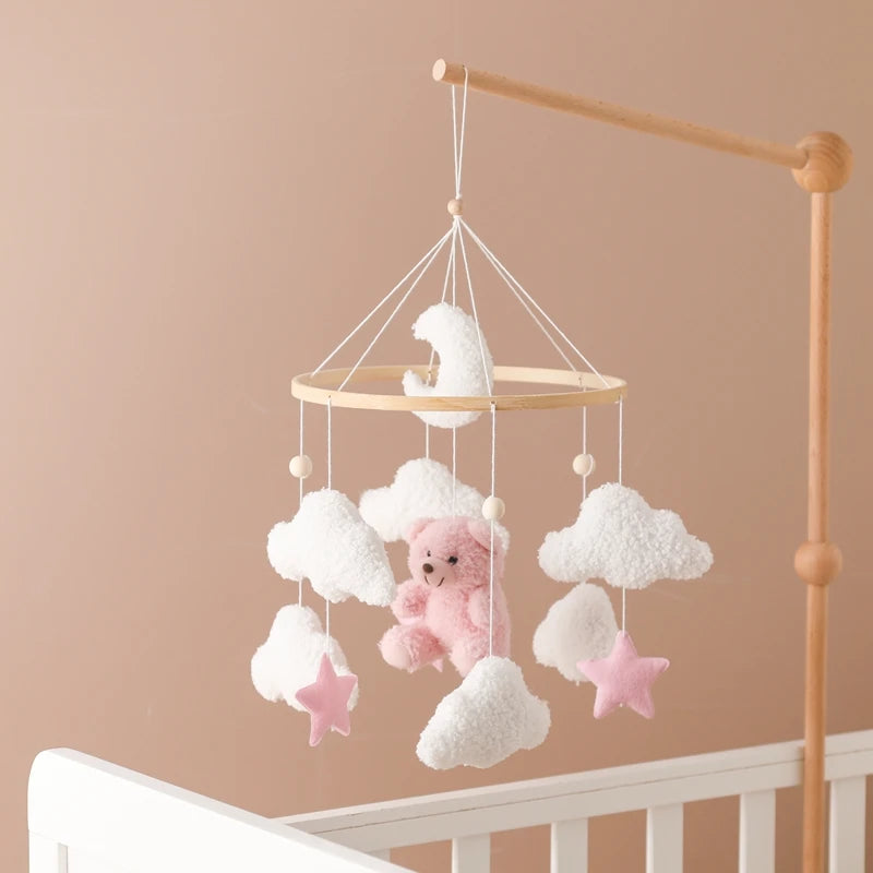 Mobile bébé Fille Ours Rose - Rose - Mobile bébé