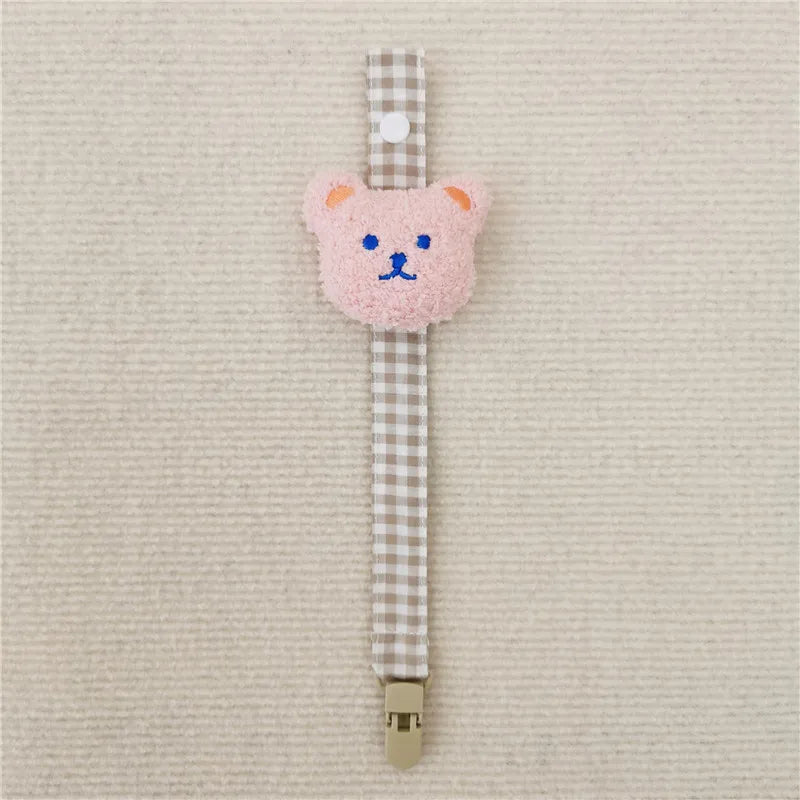 Attache Tétine Petit Ours - Ourson Blanc - Attache Tétine