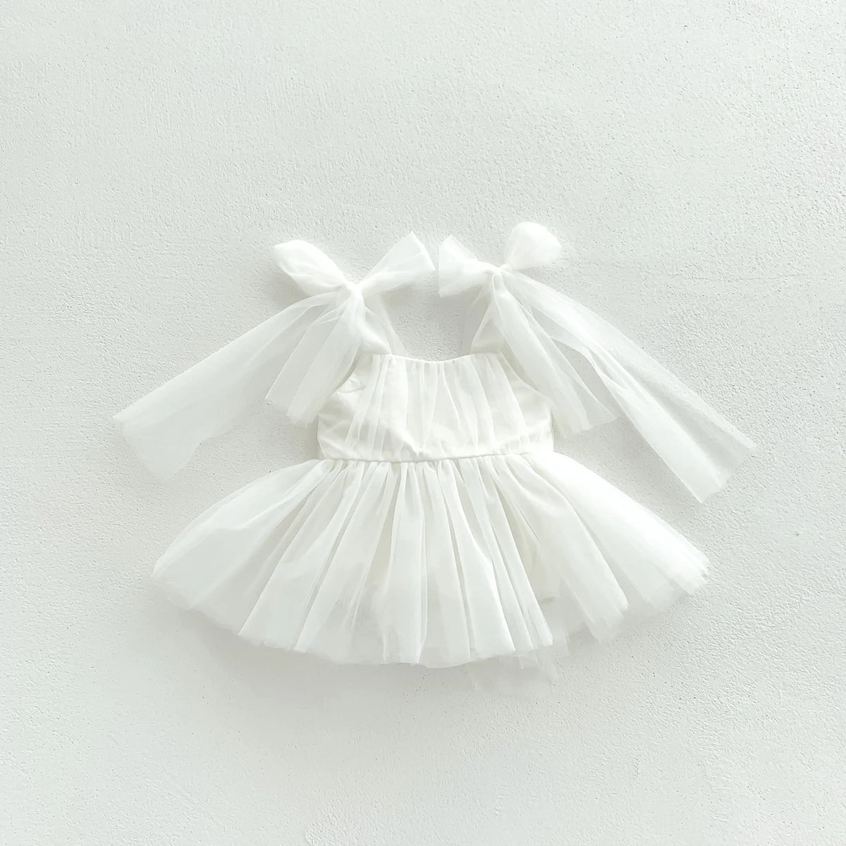 Robe Body Bébé en Tulle à Nœuds