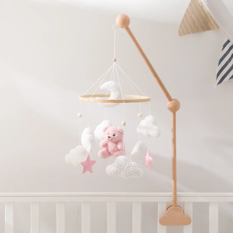 Mobile bébé Fille Ours Rose - Rose - Mobile bébé