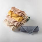 Linges de Toilette Bébé en Gaze de Coton — Lot de 3 ou 5