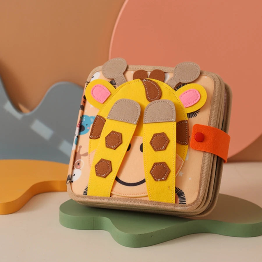 Geeignet für Kinder – Stoffbuch zur Frühförderung, Bilderbuch zur Farberkennung, perfektes Weihnachtsgeschenk