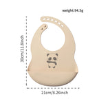 Bavoir Bébé Personnalisé en Silicone avec Poche