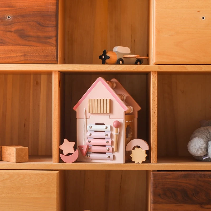 Jeu Bois Montessori Fille - Maison - Jeu D’eveil bébé