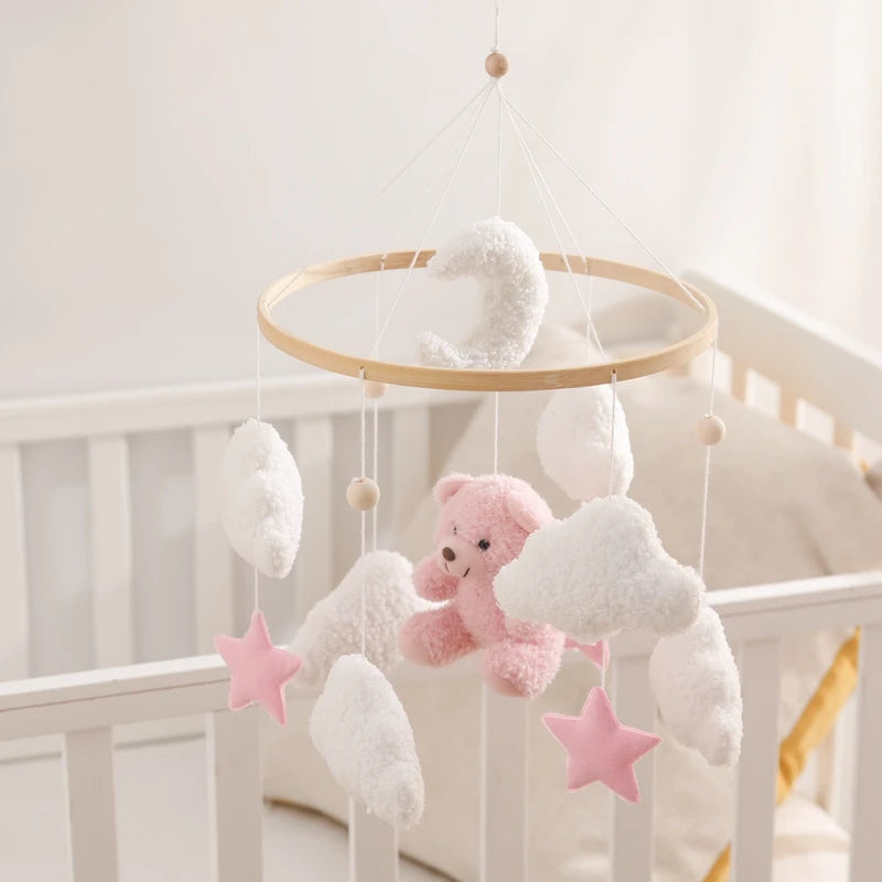 Mobile bébé Fille Ours Rose - Rose - Mobile bébé