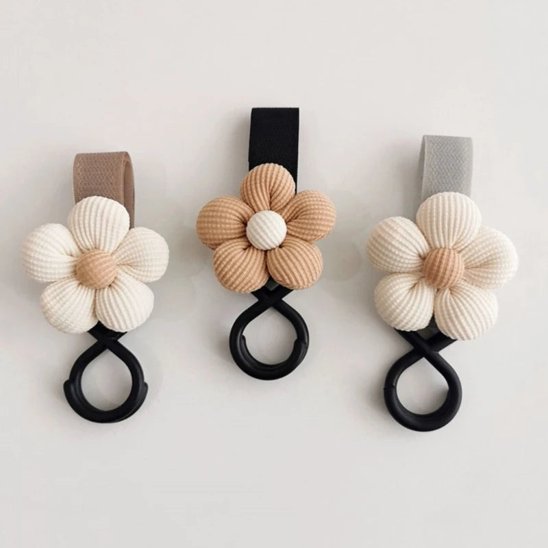 Accroche Sac Poussette Petite Fleur - Accroche sac poussette