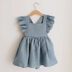 Robe Bébé Fille à Volants et Jupe Évasée