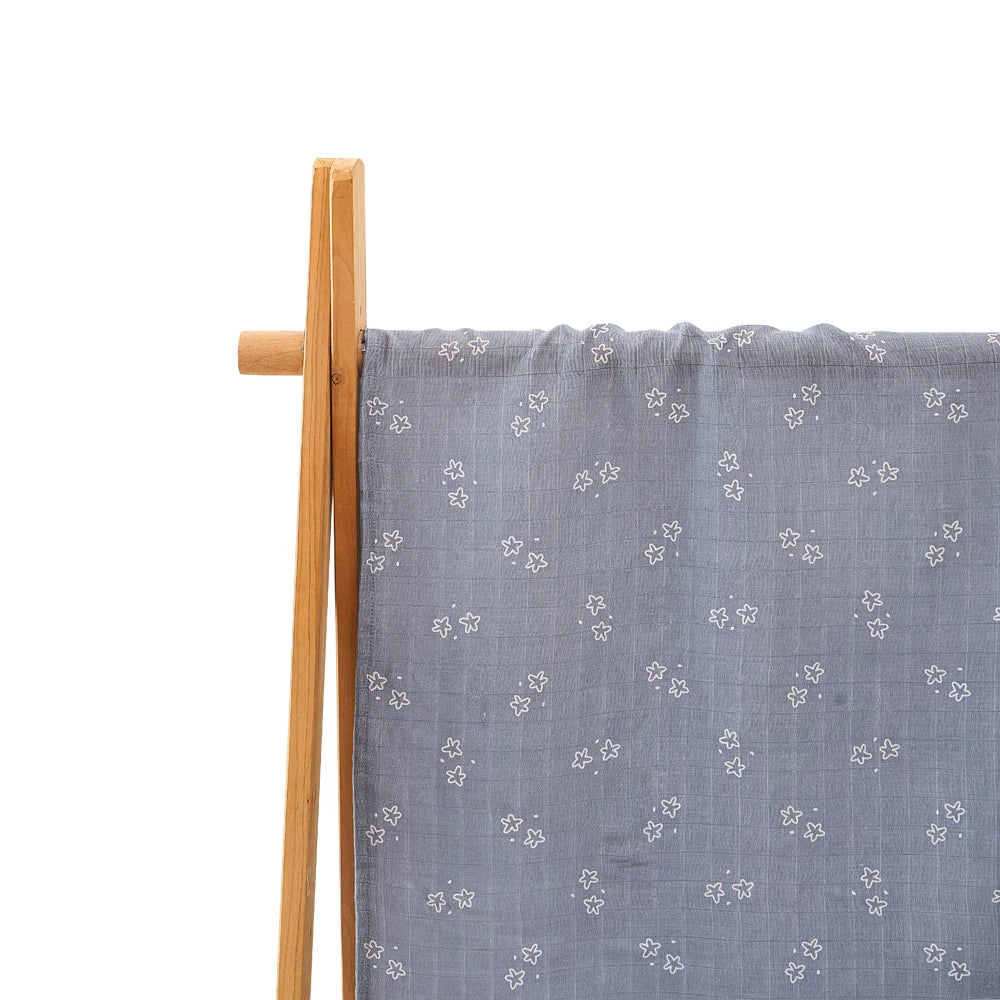 Couverture d’Emmaillotage Bébé en Mousseline Bambou et Coton