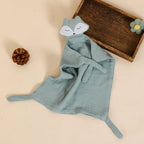 Doudou Renard en coton doux, parfait pour les bébés de 1 à 3 ans, disponible chez HappyFlute.