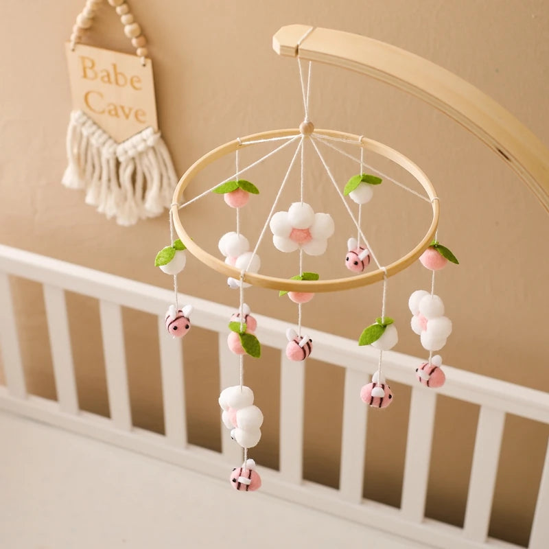 Mobile Bébé Abeille Rose - Rose - Mobile bébé