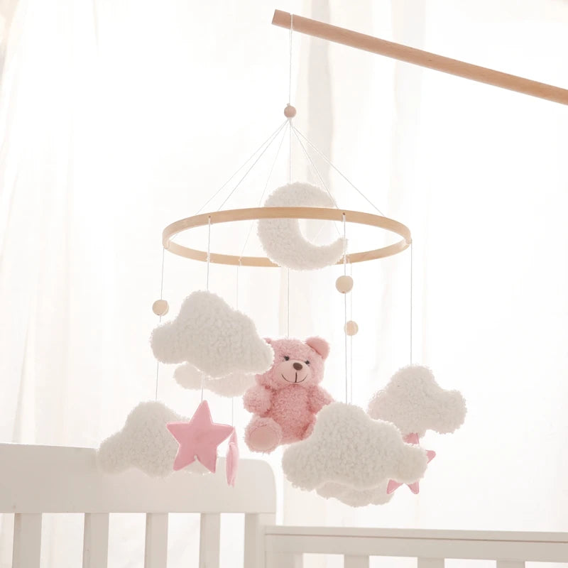 Mobile bébé Fille Ours Rose - Rose - Mobile bébé
