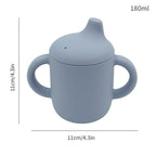 Tasse d’Apprentissage Bébé Personnalisée en Silicone – 180 ml