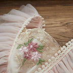 Robe Body Bébé Fleurie en Tulle avec Bandeau