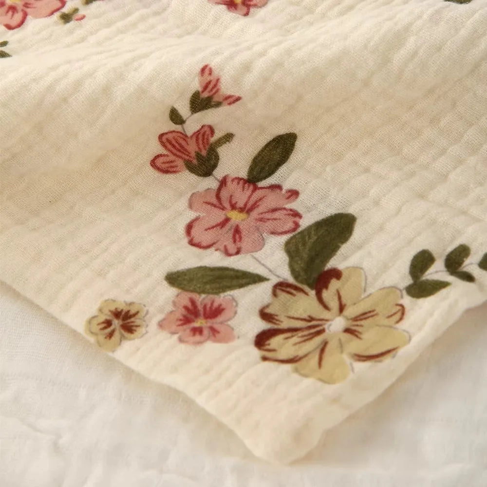 Linges de Toilette Bébé en Gaze de Coton — Lot de 3 ou 5