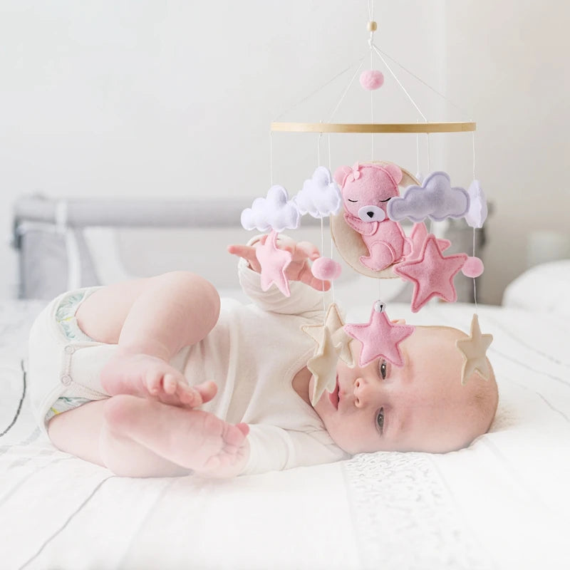 Mobile bébé Lapin Rose - Lapin Rose - Mobile bébé