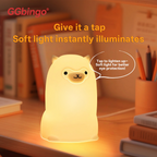 GGbingo LED-Nachtlicht mit Berührungssensor, RGB-LED, Alpaka, wiederaufladbar, USB, Silikonlampe für Kinder, Babyspielzeug, Festival-Dekor