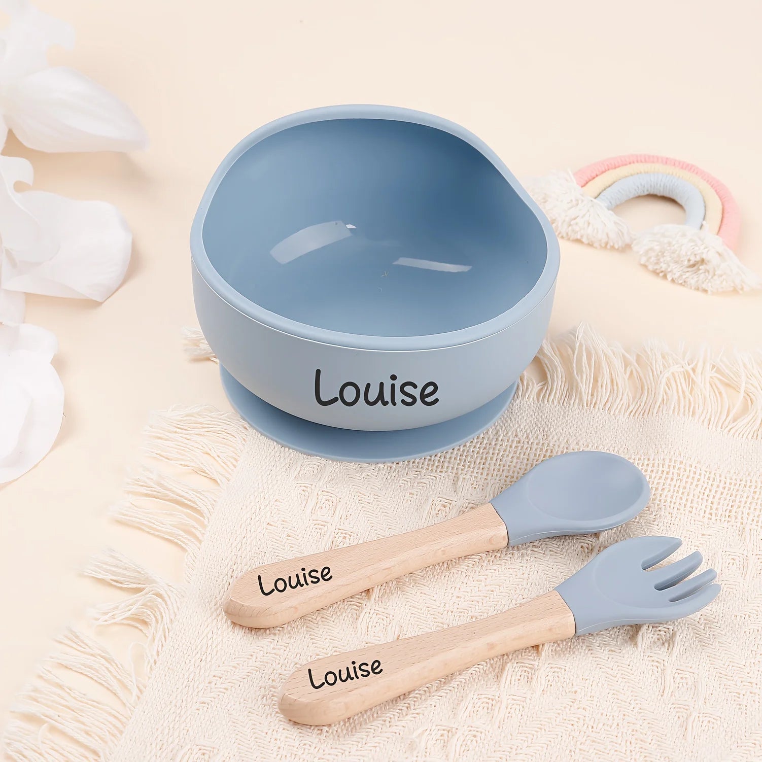 Coffret Repas Bébé Personnalisé – 3 Pièces