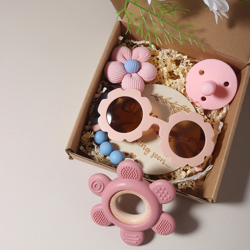 Coffret de Naissance Fille Rose