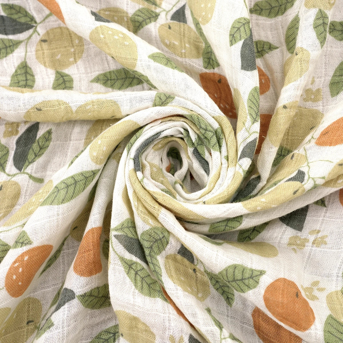 Couverture d’Emmaillotage Bébé en Mousseline Bambou et Coton