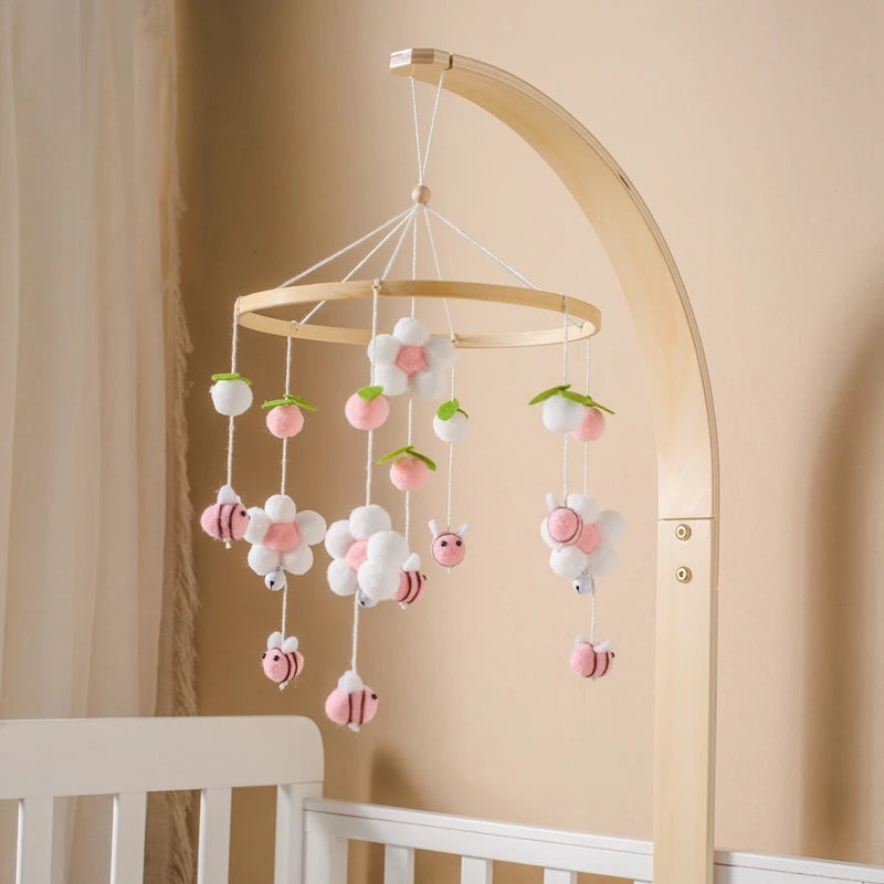 Mobile Bébé Abeille Rose - Rose - Mobile bébé