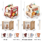 Jouet Montessori 1 an Petit Bus et Animaux