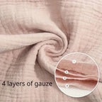 Linges Bébé en Gaze 4 Épaisseurs – Lot de 5