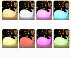 Veilleuse Enfant Petite Baleine colorée, parfaite pour apaiser votre enfant au moment du coucher.