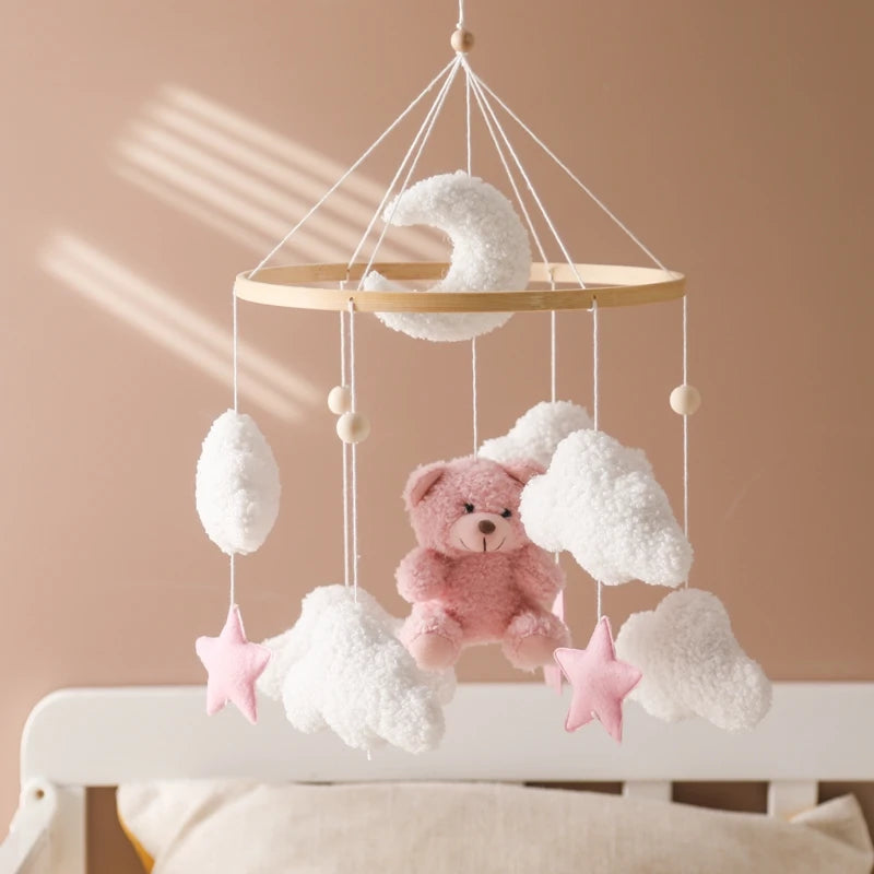 Mobile bébé Fille Ours Rose - Rose - Mobile bébé