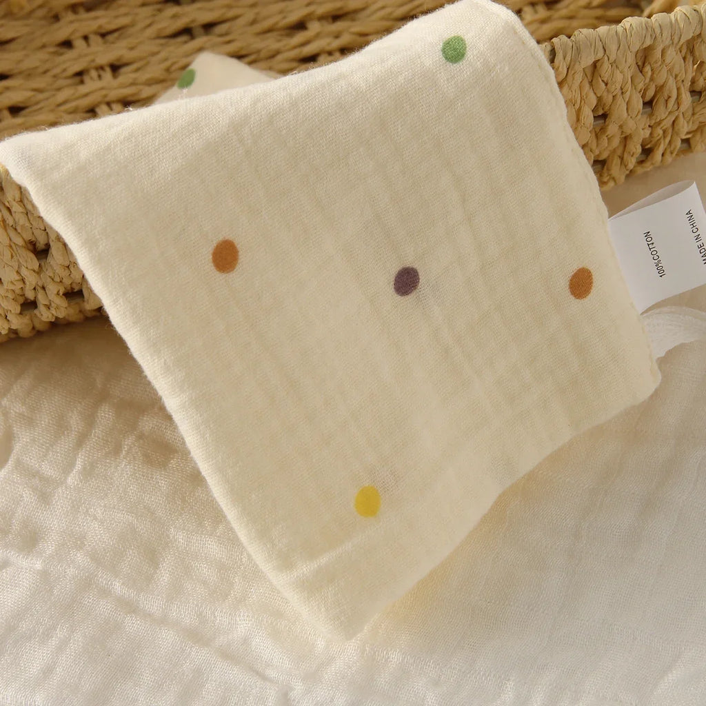 Lingettes Bébé en Gaze de Coton – Lot de 5