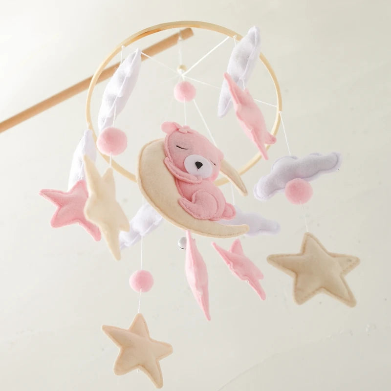 Mobile bébé Lapin Rose - Lapin Rose - Mobile bébé