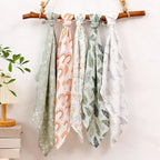 Langes Bébé en Mousseline Coton et Bambou – Lot de 5
