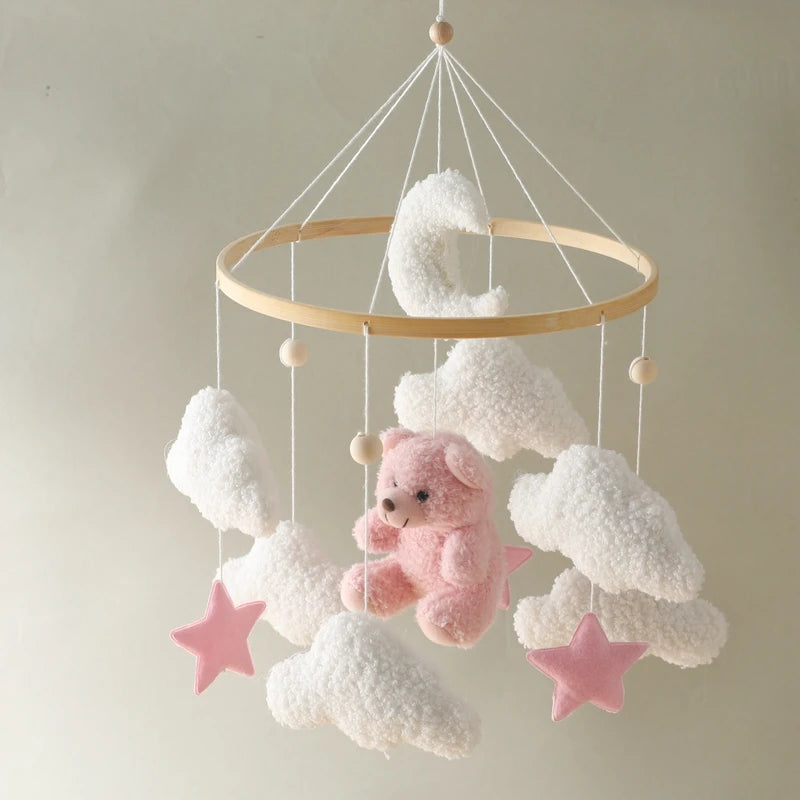 Mobile bébé Fille Ours Rose - Rose - Mobile bébé