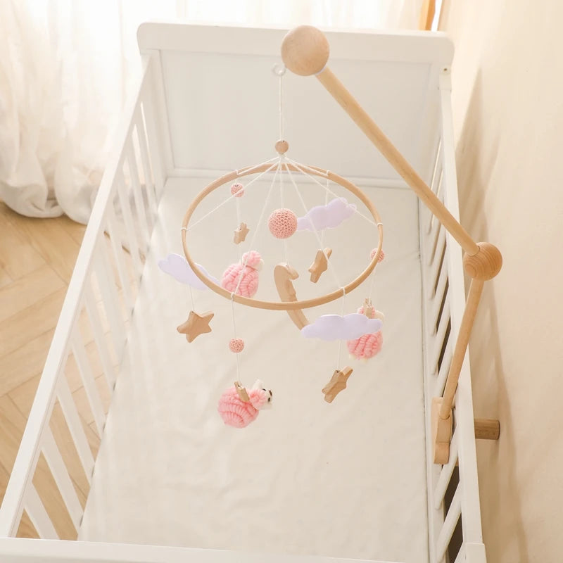 Mobile Bébé Mouton Rose - Rose - Mobile bébé