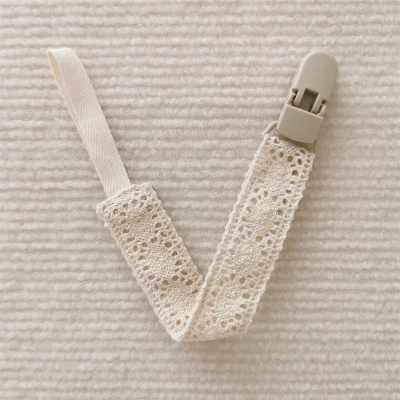Attache Tétine Fille Petite Dentelle - Attache Tétine