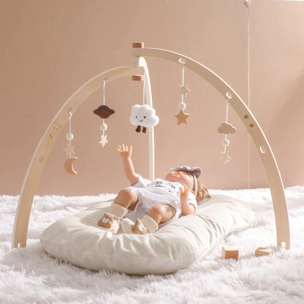 Arche d’éveil En bois Nuage - Petit Nuage - Jouet En bois bébé