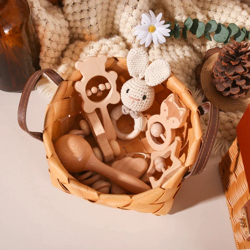 Coffret Jeu En Bois Bébé - Jouet En bois bébé