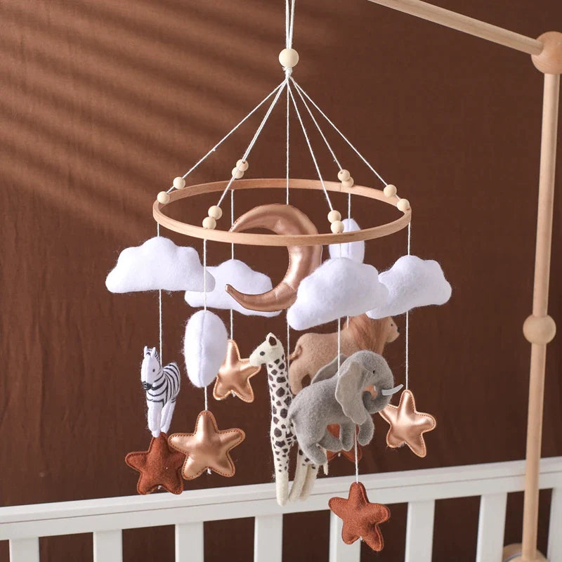 Mobile Bébé Animaux de la Jungle - Animaux de la Jungle - Jouet En bois bébé