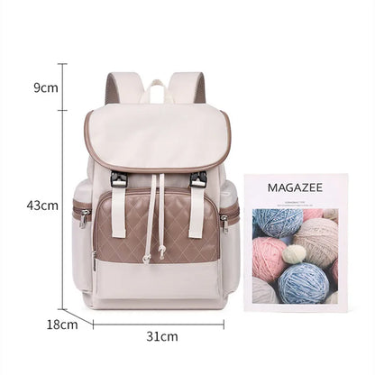 Sac à Dos à Langer Cuir Vintage - Sac à Langer