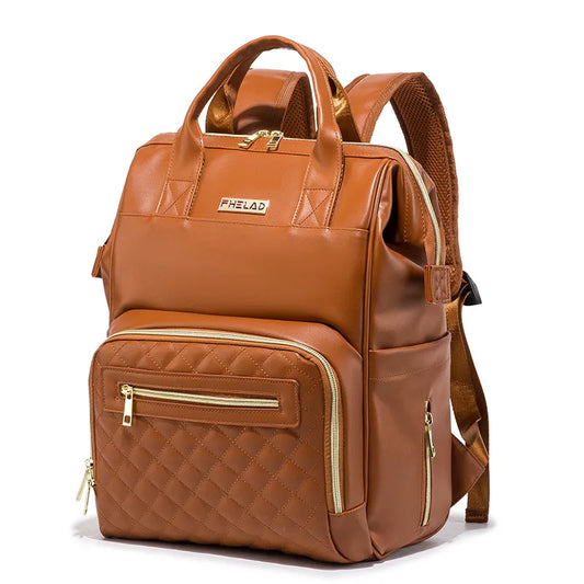 Sac à Langer en Cuir Vintage - Sac à Langer