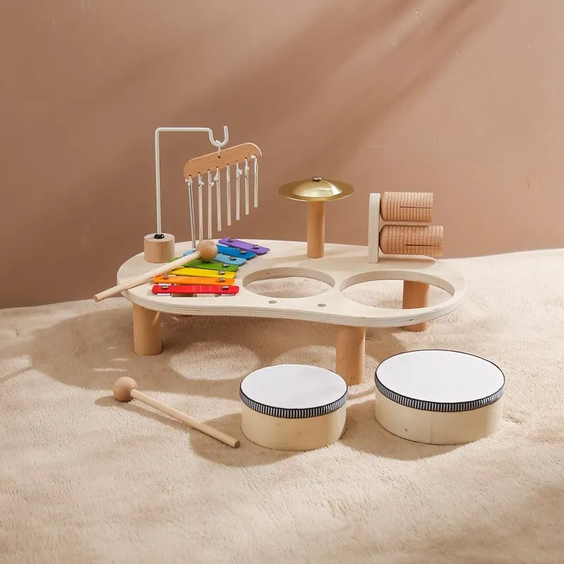 Xylophone Bois Bébé - Instruments Musique bébé - Jouet En bois bébé